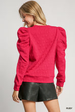 Load image into Gallery viewer, Jacquard Round Neck Top