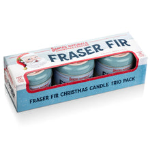 Load image into Gallery viewer, Christmas Candle in Fraser Fir 3.5oz Mini Trio