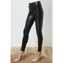 Load image into Gallery viewer, Best Vegan Leather Leggings in Black or Brown