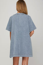 Load image into Gallery viewer, Denim Shift Dress