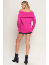 Load image into Gallery viewer, A Sweater Top Fuchsia