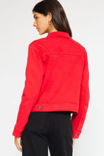 Load image into Gallery viewer, Red Jean Jacket