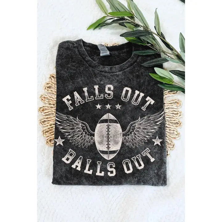 Falls Out Balls Out Mineral Graphic Tee