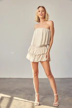 Load image into Gallery viewer, Ivory Strapless Romper
