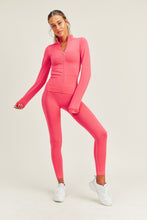 Load image into Gallery viewer, Seamless Long Sleeve Zip Up &amp; Legging Set
