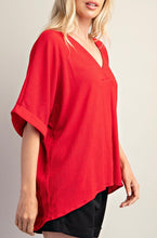 Load image into Gallery viewer, Georgia Red Blouse
