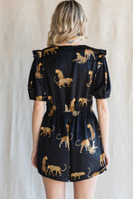 Load image into Gallery viewer, Satin Tiger Romper
