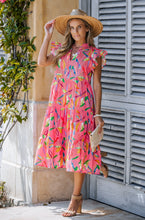 Load image into Gallery viewer, Garden Ruffle Midi Dress
