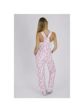 Load image into Gallery viewer, Pink Floral Overalls
