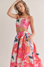 Load image into Gallery viewer, Floral Two Piece Skirt Set
