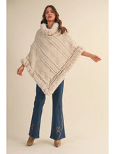 Load image into Gallery viewer, Fur Poncho One Size
