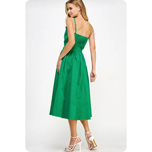 Emmy Green Flower Midi Dress