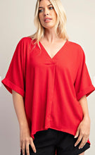 Load image into Gallery viewer, Georgia Red Blouse
