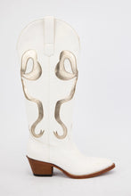 Load image into Gallery viewer, Ruby Bow Swirling Patterned Western Boots
