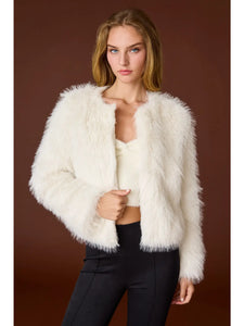 Cream Fur Jacket