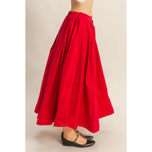Load image into Gallery viewer, Red Maxi Skirt
