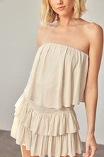 Load image into Gallery viewer, Ivory Strapless Romper

