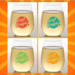 Day Drinker 2 Pack Wine Glasses