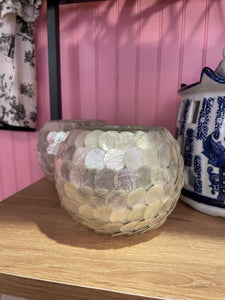 Shimmer Shell Candle Holder