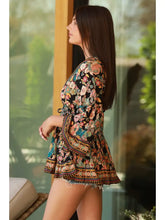 Load image into Gallery viewer, V Neck Bell Sleeve Tunic Top
