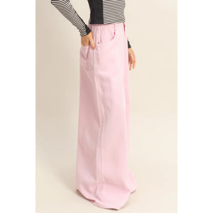 Washed Wide Leg Pants
