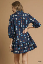 Load image into Gallery viewer, Floral Print Tiered Mini Dress
