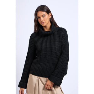 Basic Black Long Sleeve Sweater