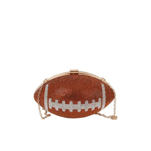 Rhinestone encrusted football