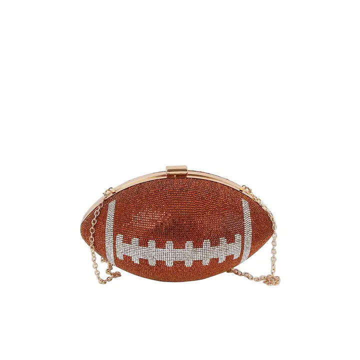 Rhinestone encrusted football