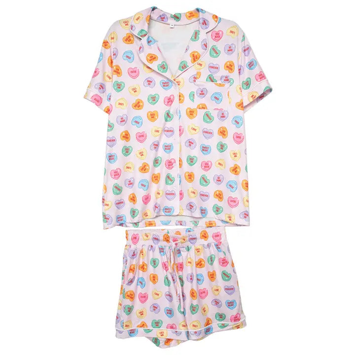 Candy Hearts PJ Set