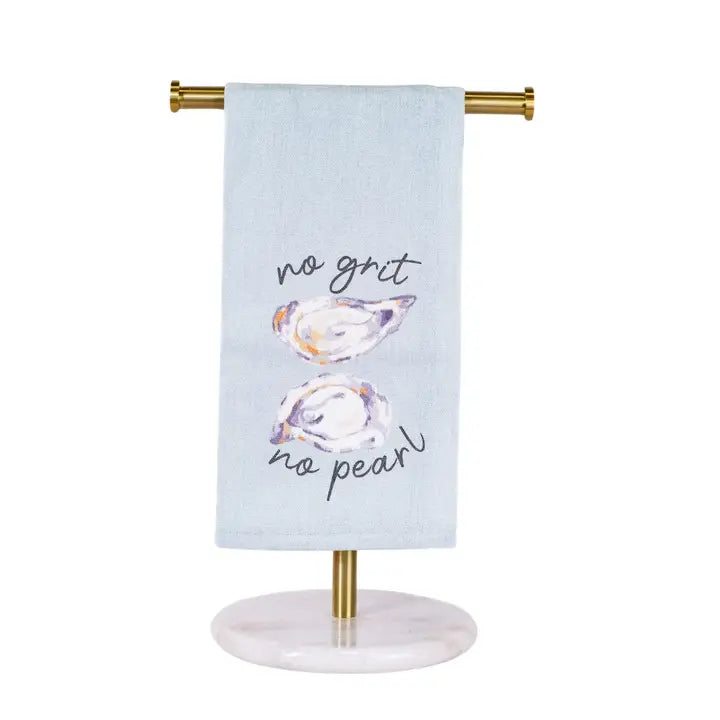 No Grit No Pearl Hand Towel Ice/Slate/White 20x28