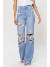 Load image into Gallery viewer, 90&#39;s Vintage Flare Jeans Distressed
