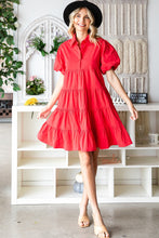 Load image into Gallery viewer, Red Babydoll Dress
