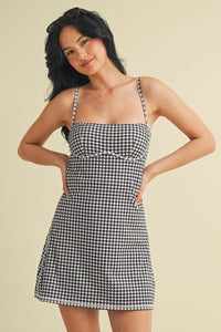 Spooky Gingham Tennis Dress