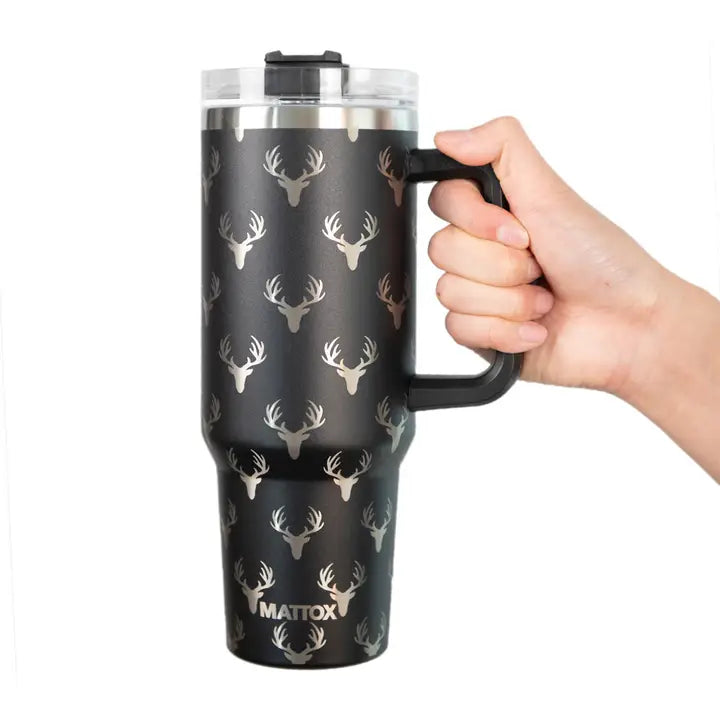 Deer Print Tumbler