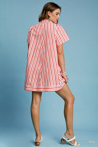 The Perfect Red & White Dress