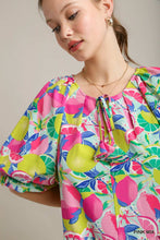 Load image into Gallery viewer, Fruit Print A-Line Dress
