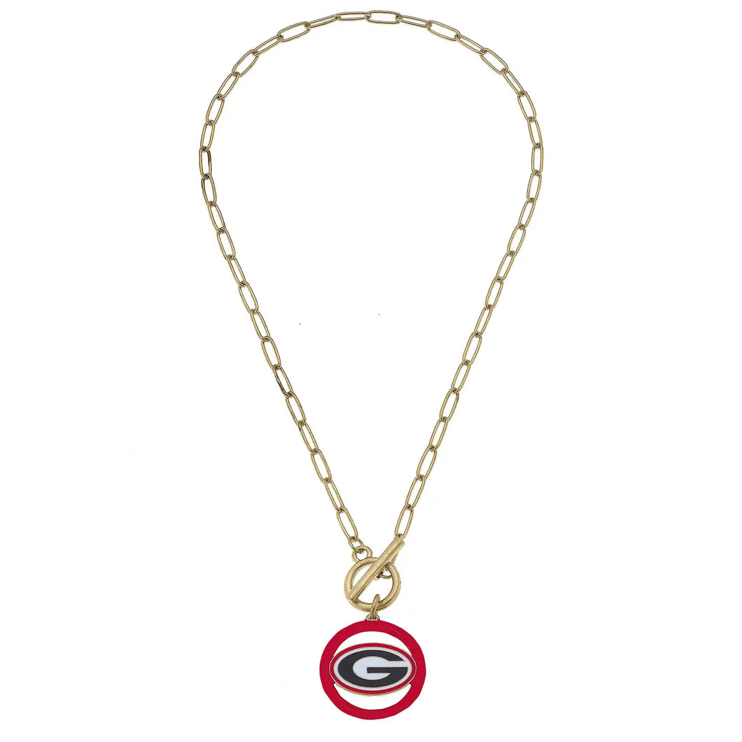 Georgia Logo Necklace