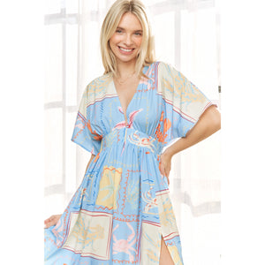 Under The Sea Midi Dress