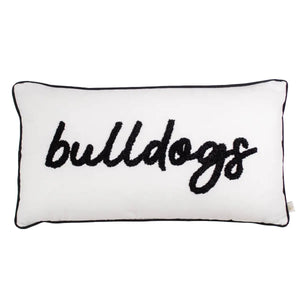 Bulldogs Throw Pillow