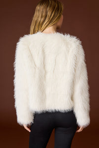 Cream Fur Jacket
