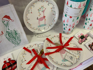 Reindeer Plate & Knife Set