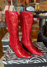 Load image into Gallery viewer, Super-Woman Cowgirl Boots
