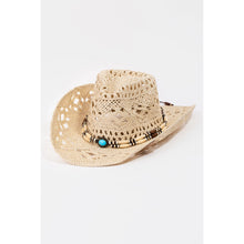 Load image into Gallery viewer, Turquoise Cowgirl Hat
