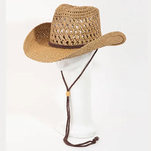 Load image into Gallery viewer, Straw Cowgirl Hat
