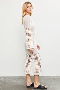 Cream Coverup Dress