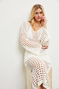 Cream Coverup Dress