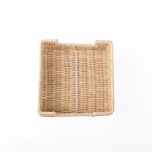Load image into Gallery viewer, Natural Rattan Beverage Napkin Tray
