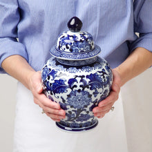 Load image into Gallery viewer, Blue Chinoiserie Ginger Jar - Small
