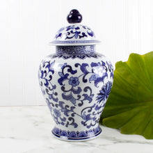 Load image into Gallery viewer, Blue Chinoiserie Ginger Jar - Large
